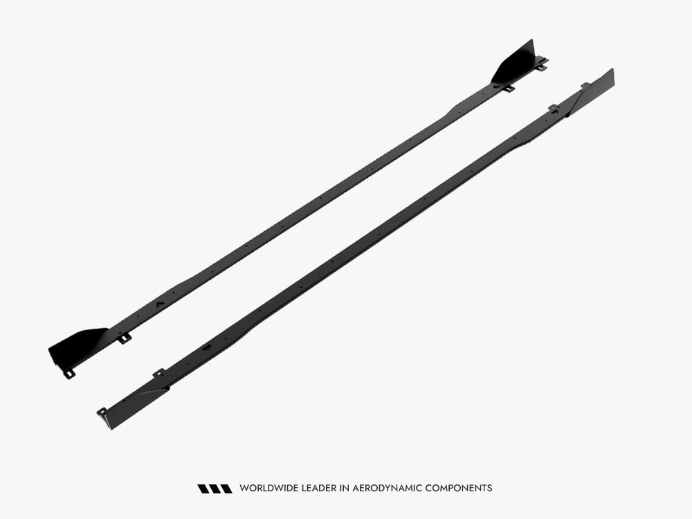 Maxton Design Street PRO Side Skirt Diffusers + Flaps Audi A5 S-Line / S5 Sedan / Avant B10