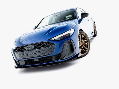 Maxton Design Street PRO Front Splitter + Flaps Audi A5 S-Line / S5 Sedan / Avant B10