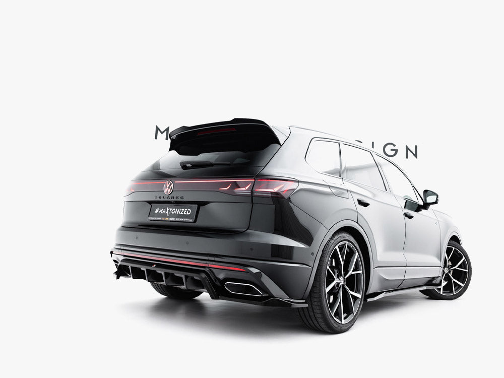 Maxton Design Rear Splitter (Vertical Bars) Volkswagen Touareg R-Line Mk3 Facelift