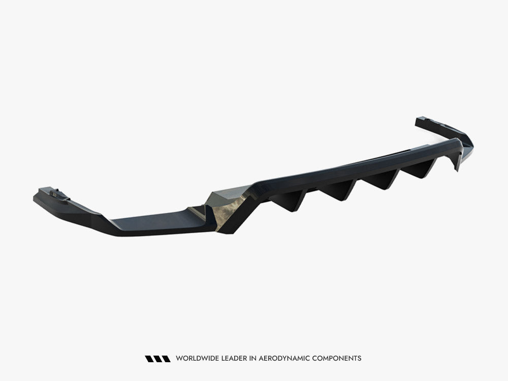 Maxton Design Rear Splitter (Vertical Bars) Volkswagen Touareg R-Line Mk3 Facelift