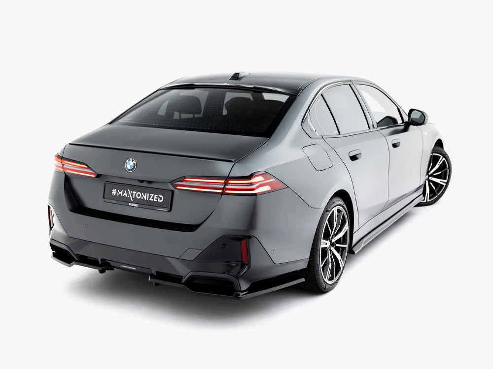Maxton Design Rear Splitter (Vertical Bars) V.2 BMW 5 / i5 M-Pack Sedan / Touring G60 / G61