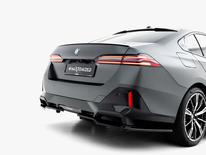 Maxton Design Rear Splitter (Vertical Bars) V.2 BMW 5 / i5 M-Pack Sedan / Touring G60 / G61