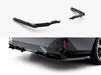Maxton Design Rear Splitter (Vertical Bars) V.1 BMW 5 / i5 M-Pack Sedan / Touring G60 / G61