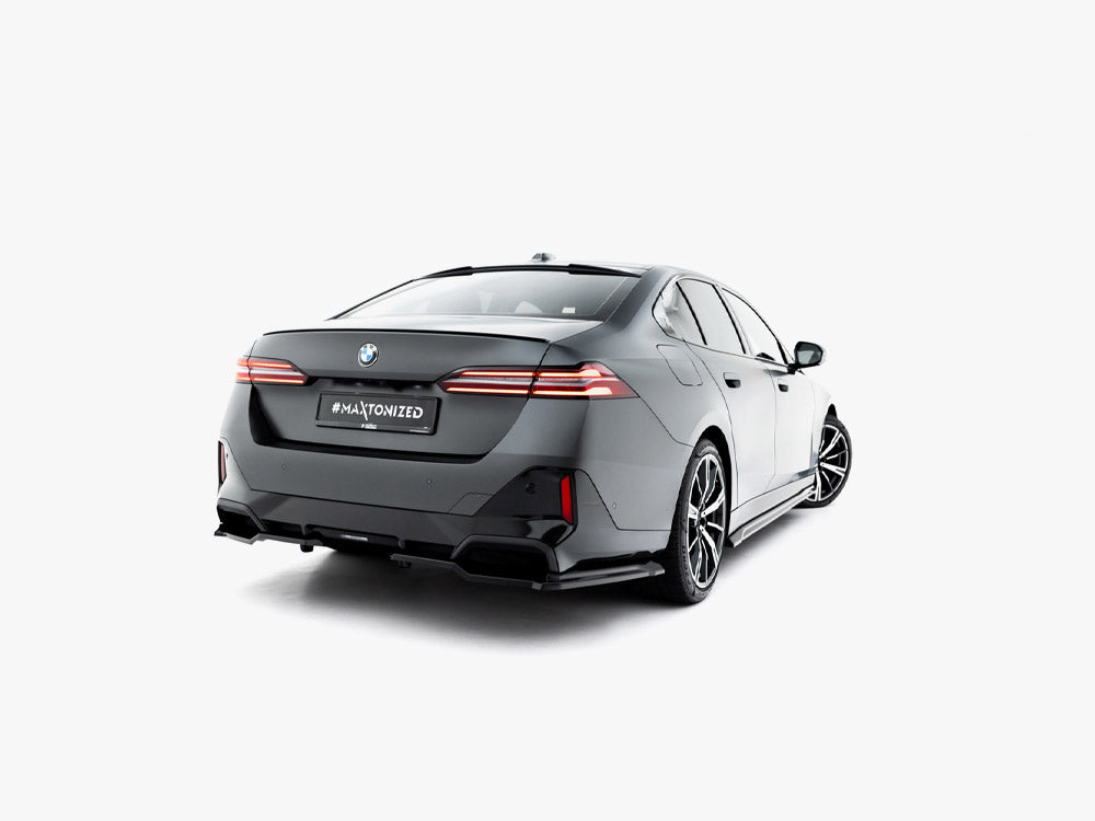 Maxton Design Rear Splitter (Vertical Bars) V.1 BMW 5 / i5 M-Pack Sedan / Touring G60 / G61