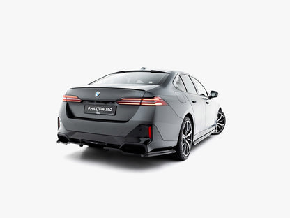 Maxton Design Rear Splitter (Vertical Bars) V.1 BMW 5 / i5 M-Pack Sedan / Touring G60 / G61