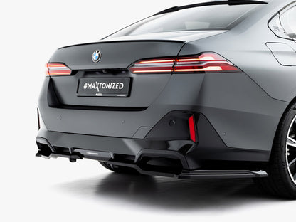 Maxton Design Rear Splitter (Vertical Bars) V.1 BMW 5 / i5 M-Pack Sedan / Touring G60 / G61
