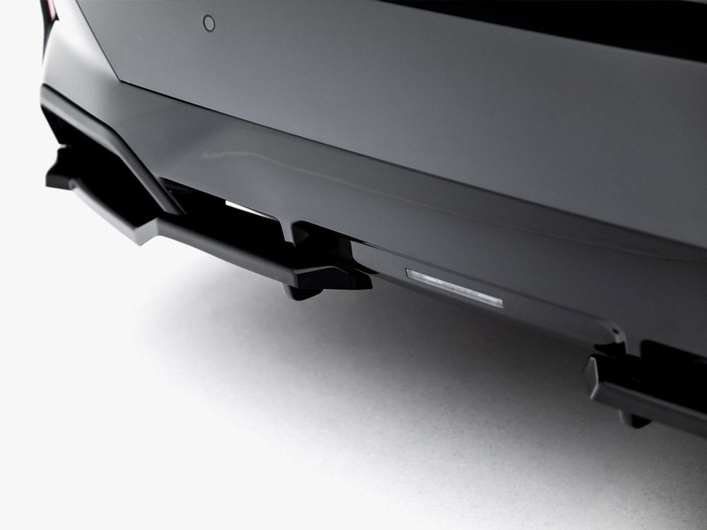 Maxton Design Rear Splitter (Vertical Bars) V.1 BMW 5 / i5 M-Pack Sedan / Touring G60 / G61