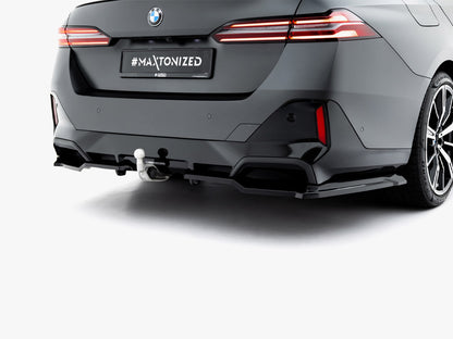 Maxton Design Rear Splitter (Vertical Bars) V.1 BMW 5 / i5 M-Pack Sedan / Touring G60 / G61
