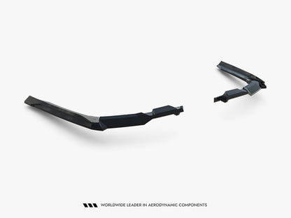 Maxton Design Rear Splitter (Vertical Bars) V.1 BMW 5 / i5 M-Pack Sedan / Touring G60 / G61