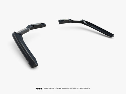 Maxton Design Rear Splitter (Vertical Bars) V.1 BMW 5 / i5 M-Pack Sedan / Touring G60 / G61