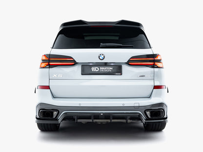 Maxton Design Rear Splitter (Vertical Bars) V.2 BMW X5 M-Pack G05 Facelift