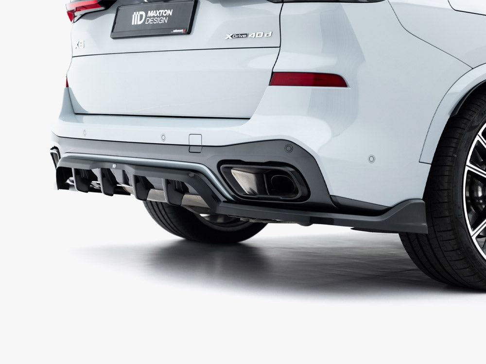 Maxton Design Rear Splitter (Vertical Bars) V.2 BMW X5 M-Pack G05 Facelift