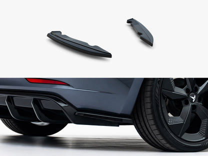 Maxton Design Rear Side Splitters V.2 Tesla Model 3