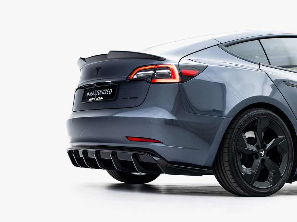 Maxton Design Rear Side Splitters V.2 Tesla Model 3
