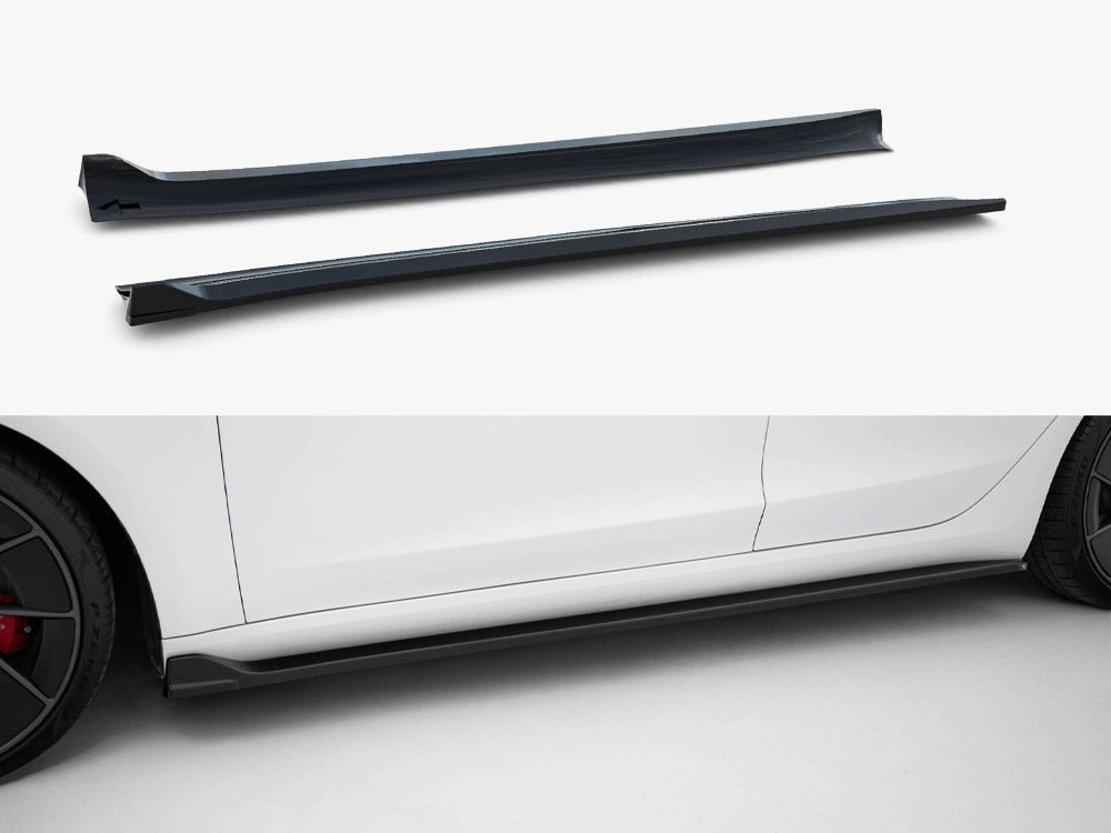 Maxton Design Side Skirts Diffusers V.3 Tesla Model 3 Performance Mk1 Facelift
