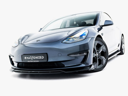 Maxton Design Front Splitter V.3 Tesla Model 3