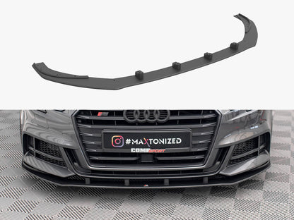 Maxton Design Street PRO Front Splitter Audi S3 / A3 S-Line Sportback 8V Facelift
