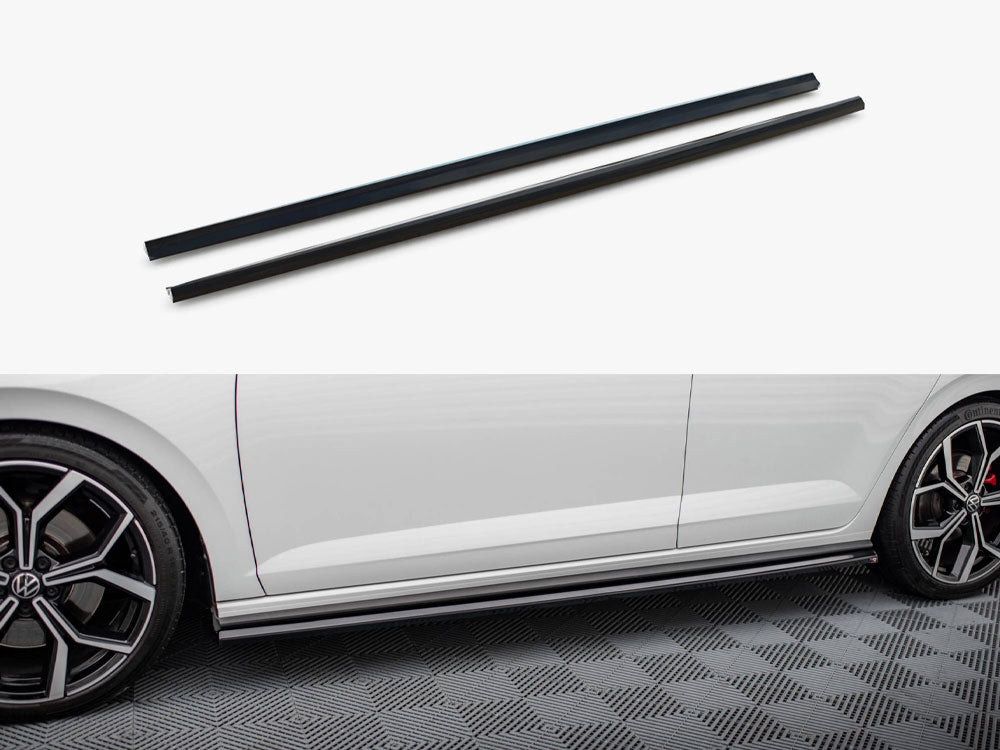 Maxton Design Side Skirts Diffusers Volkswagen Polo GTI Mk6 Facelift