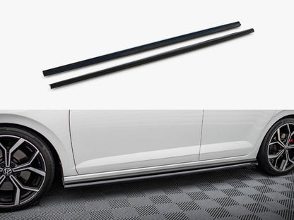 Maxton Design Side Skirts Diffusers Volkswagen Polo GTI Mk6 Facelift