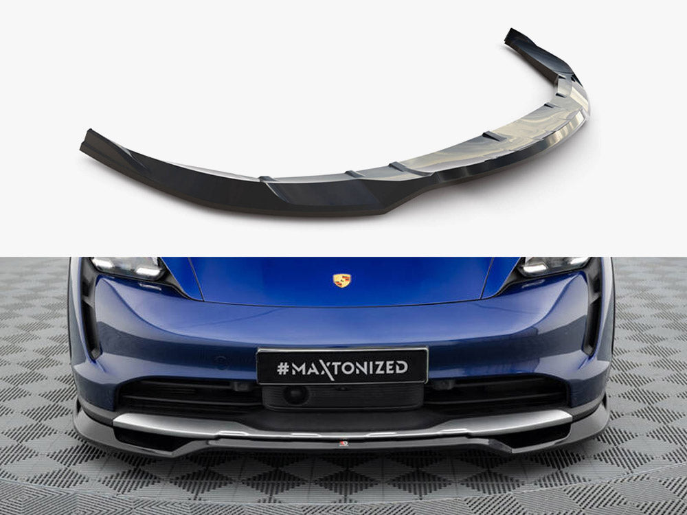 Maxton Design Front Splitter Porsche Taycan Cross Turismo 4S