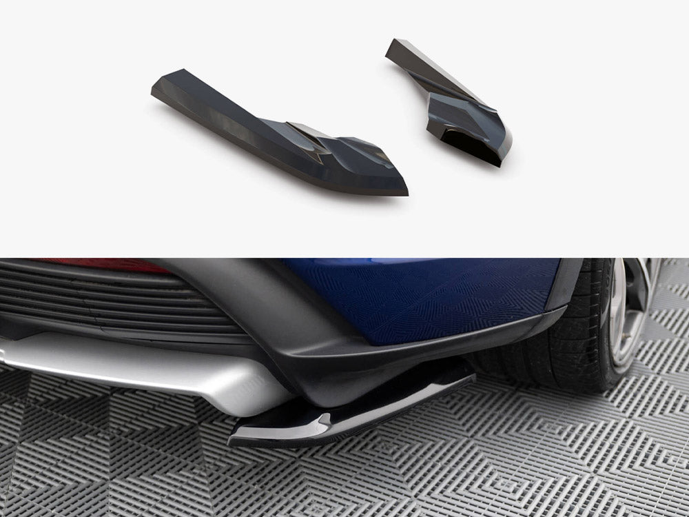 Maxton Design Rear Side Splitters Porsche Taycan Cross Turismo 4S