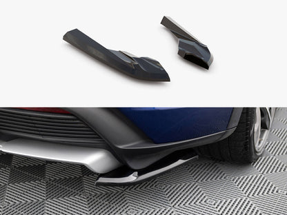 Maxton Design Rear Side Splitters Porsche Taycan Cross Turismo 4S