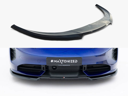 Maxton Design Front Splitter Porsche Taycan Turbo S Mk1