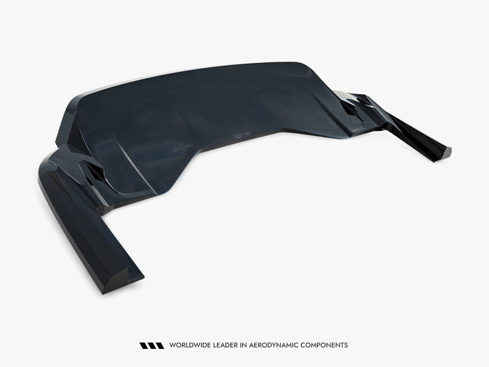 Maxton Design Rear Splitter (Vertical Bars) Porsche Taycan Turbo S Mk1
