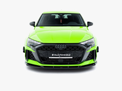 Maxton Design Front Splitter V.1 Audi RS3 Sportback 8Y Facelift