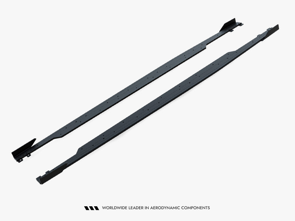Maxton Design Street PRO Side Skirt Diffusers + Flaps Audi RS3 Sedan 8Y Facelift