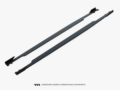 Maxton Design Street PRO Side Skirt Diffusers + Flaps Audi RS3 Sedan 8Y Facelift