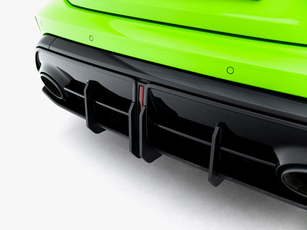 Maxton Design Street PRO Rear Diffuser + Flaps Audi RS3 Sportback 8Y Facelift