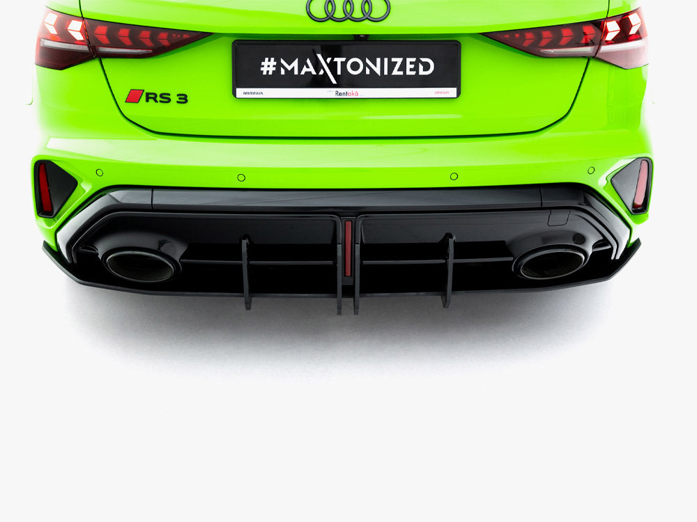 Maxton Design Street PRO Rear Diffuser Audi RS3 Sportback 8Y Facelift