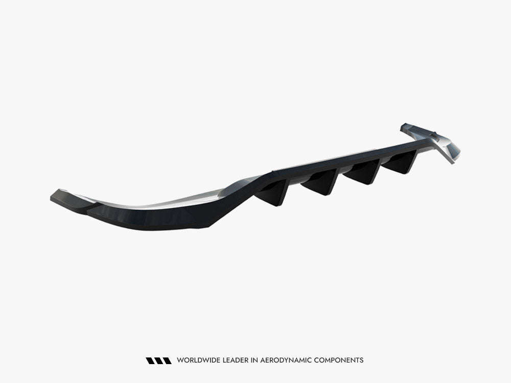 Maxton Design Rear Splitter (Vertical Bars) Volkswagen Tiguan R-Line Mk3