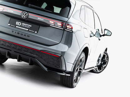 Maxton Design Rear Splitter (Vertical Bars) Volkswagen Tiguan R-Line Mk3