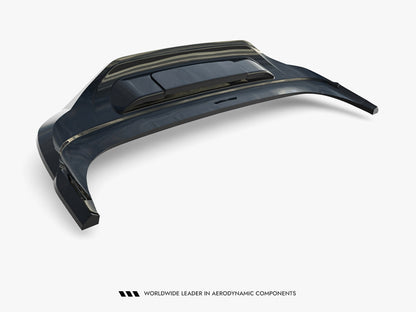Maxton Design Rear Splitter (Vertical Bars) Volkswagen Tiguan R-Line Mk3