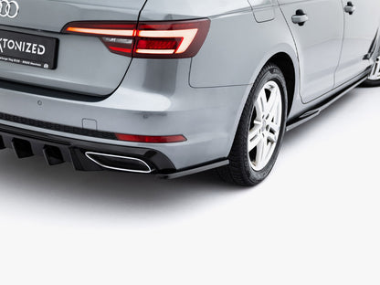 Maxton Design Rear Side Splitters Audi A4 / A4 S-Line / S4 Sedan / Avant B9