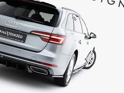 Maxton Design Rear Side Splitters Audi A4 / A4 S-Line / S4 Sedan / Avant B9