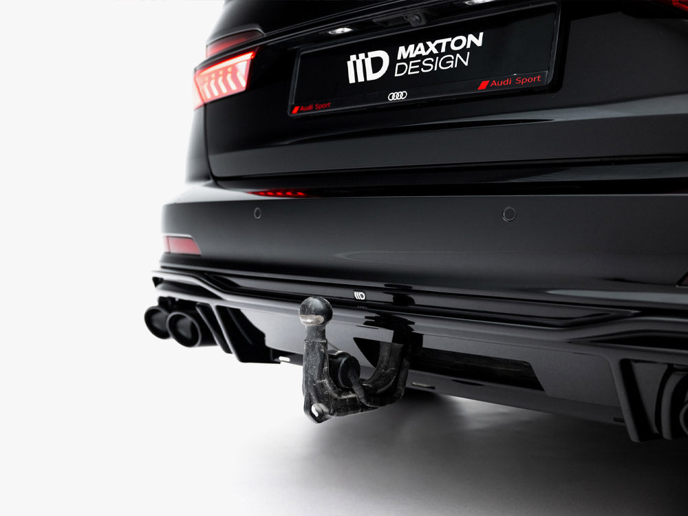 Maxton Design Rear Valance + Exhaust Ends Imitation Audi A6 S-Line / S6 C8 / C8 Facelift