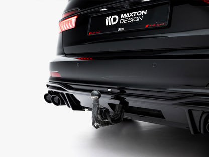 Maxton Design Rear Valance + Exhaust Ends Imitation Audi A6 S-Line / S6 C8 / C8 Facelift