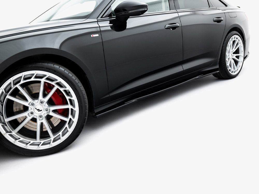 Maxton Design Side Skirt Diffusers Audi A6 S-Line / S6 C8 / C8 Facelift