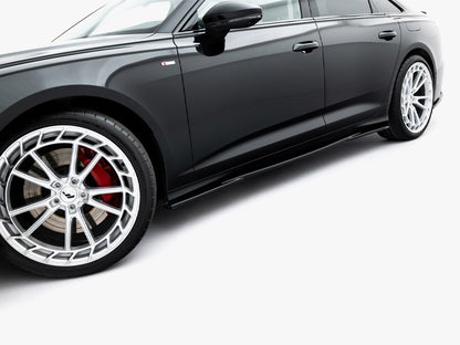 Maxton Design Side Skirt Diffusers Audi A6 S-Line / S6 C8 / C8 Facelift