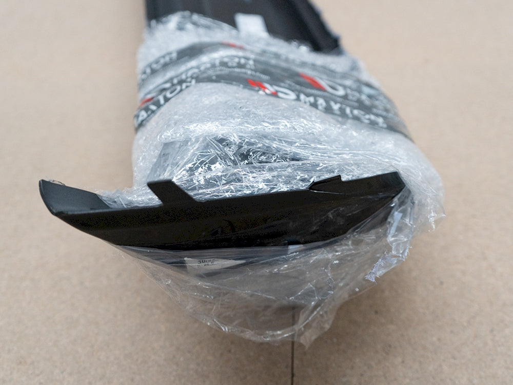 Maxton Design Reduced - Rear Valance + Black Exhaust Ends Imitation Audi S6 / A6 S-Line C8