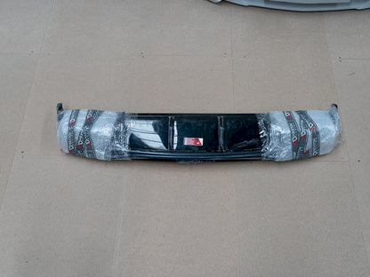 Maxton Design Reduced - Rear Valance + Black Exhaust Ends Imitation Audi S6 / A6 S-Line C8