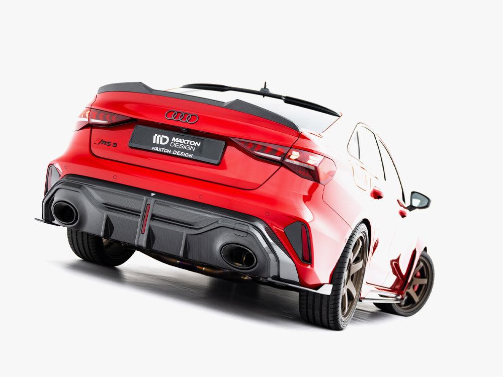 Maxton Design Prepreg Carbon Fiber Rear Side Splitters Audi RS3 Sedan 8Y Facelift