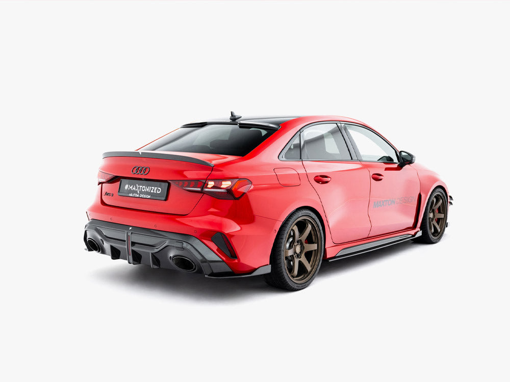 Maxton Design Prepreg Carbon Fiber Tailgate Spoiler V.2 Audi RS3 / S3 / A3 S-Line / A3 Sedan 8Y Facelift