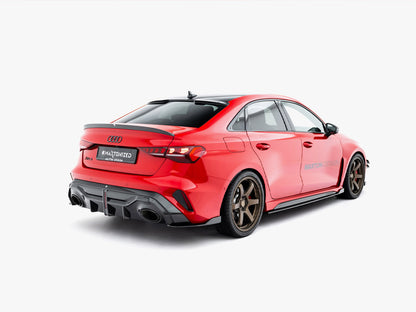 Maxton Design Prepreg Carbon Fiber Tailgate Spoiler V.2 Audi RS3 / S3 / A3 S-Line / A3 Sedan 8Y Facelift