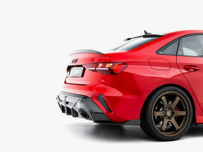 Maxton Design Prepreg Carbon Fiber Tailgate Spoiler V.2 Audi RS3 / S3 / A3 S-Line / A3 Sedan 8Y Facelift