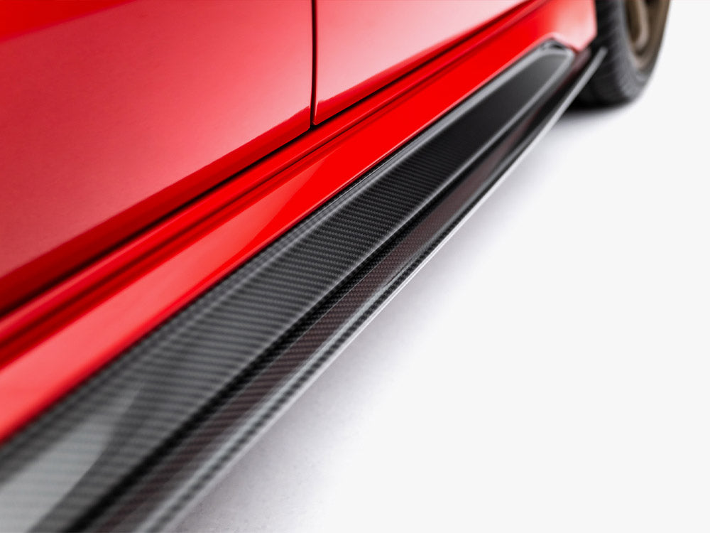 Maxton Design Prepreg Carbon Fiber Side Skirts V.1 Audi RS3 Sedan 8Y Facelift