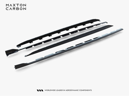 Maxton Design Set of Prepreg Carbon Fiber Side Skirts Audi RS3 Sedan 8Y Facelift